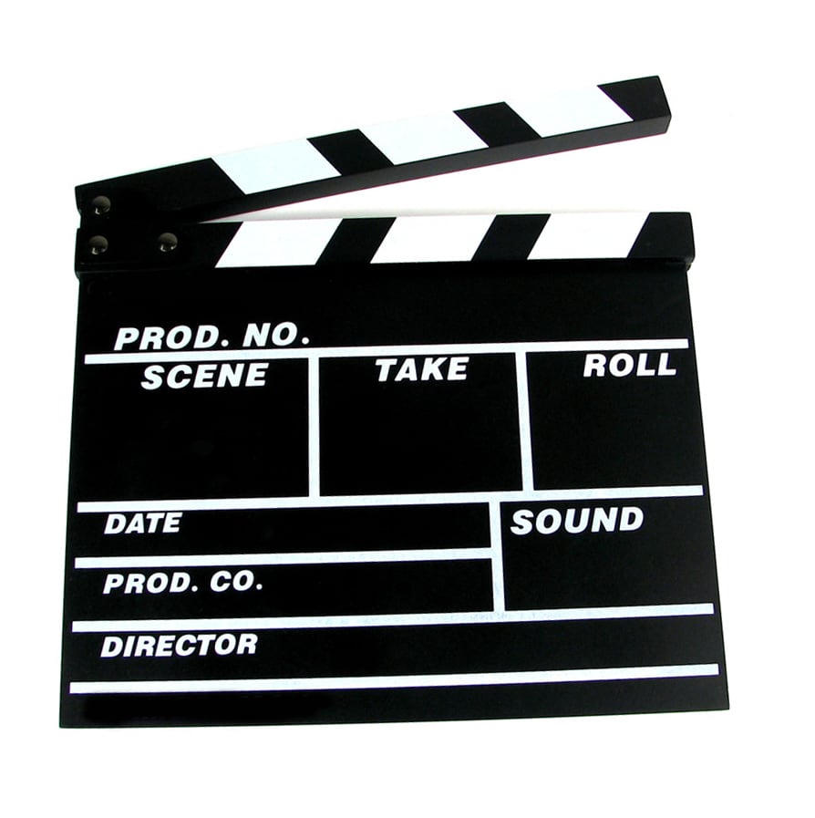 clipart lights camera action - photo #11